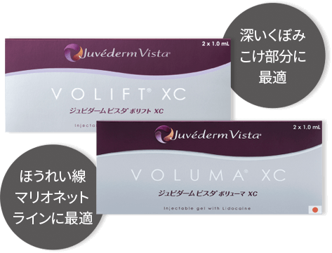 Juvederm Vista(ジュビダーム・ボリューマ/ジュビダーム・ボリフト)